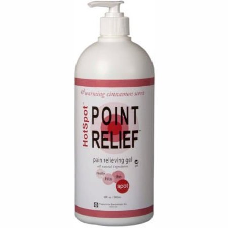 FABRICATION ENTERPRISES Point ReliefÂ HotSpotÂ Pain Relief Gel, 32 oz. Pump Bottle 11-0782-1